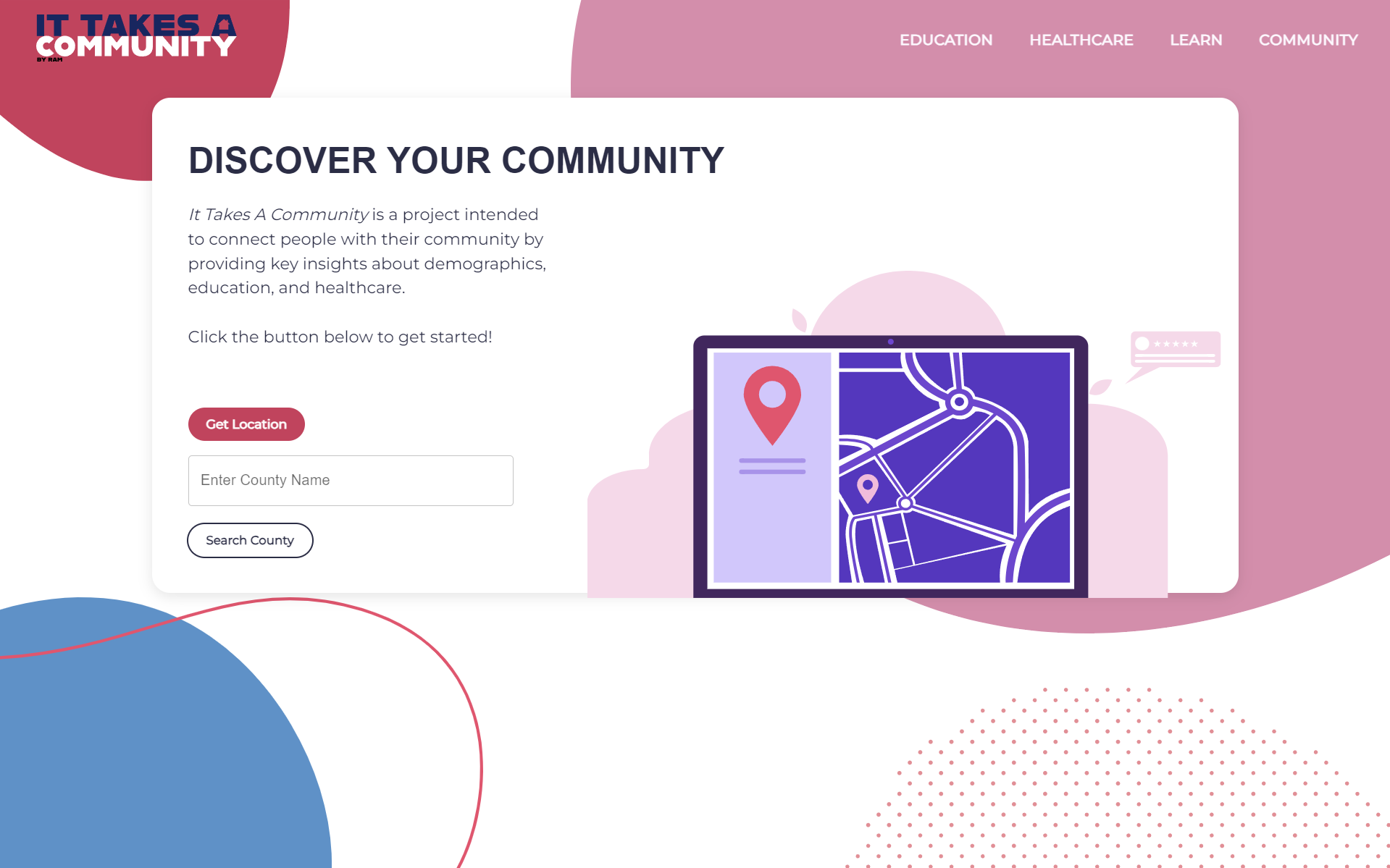 It Takes A Community volunteer platform